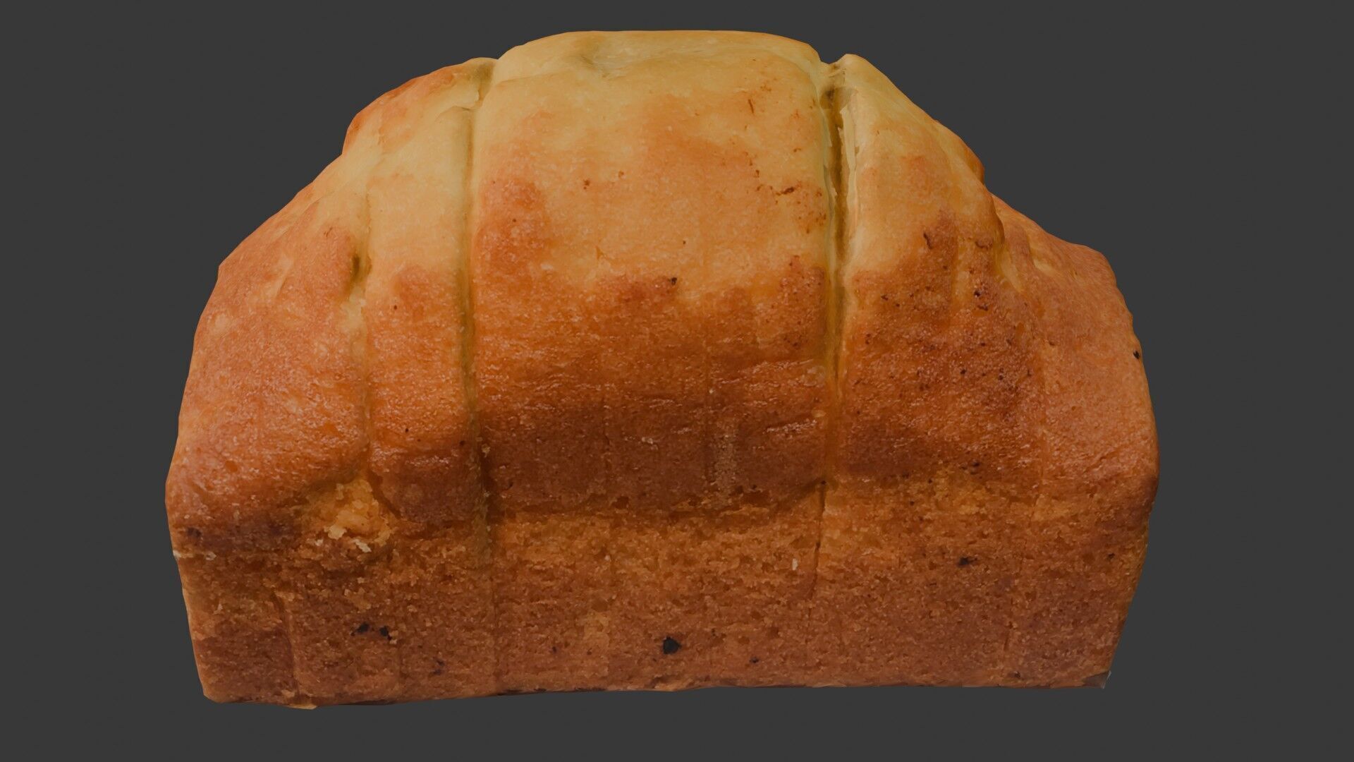 Homemade Bread Loaf 3D Scan Low-poly 3D model_7