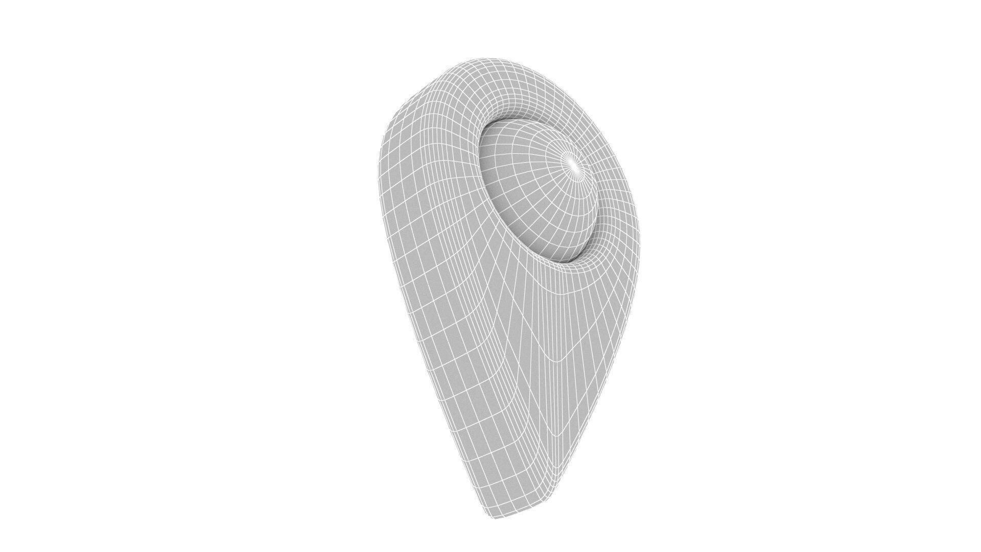 location sign Low-poly 3D model_6