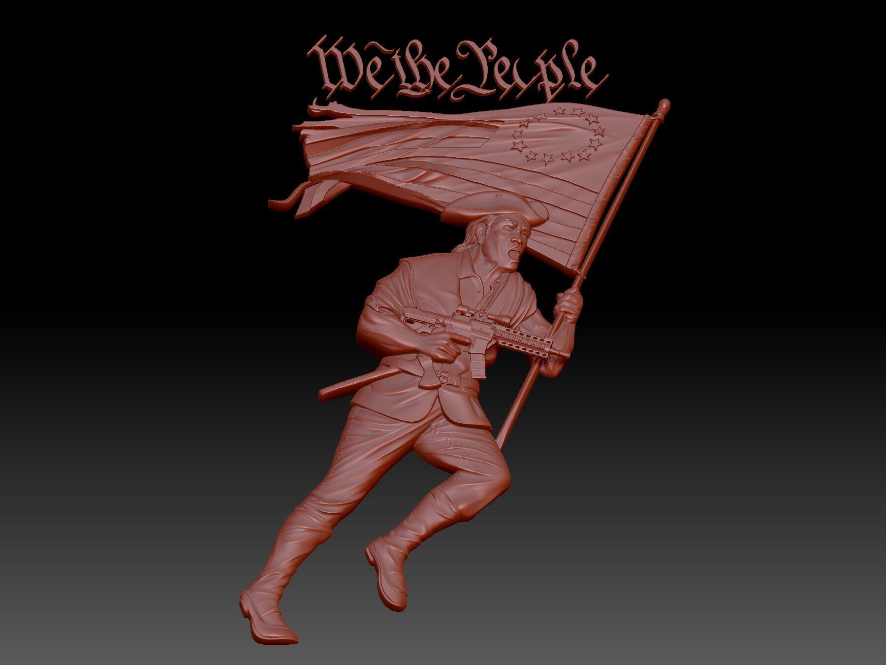 Wild west 3D print model_3