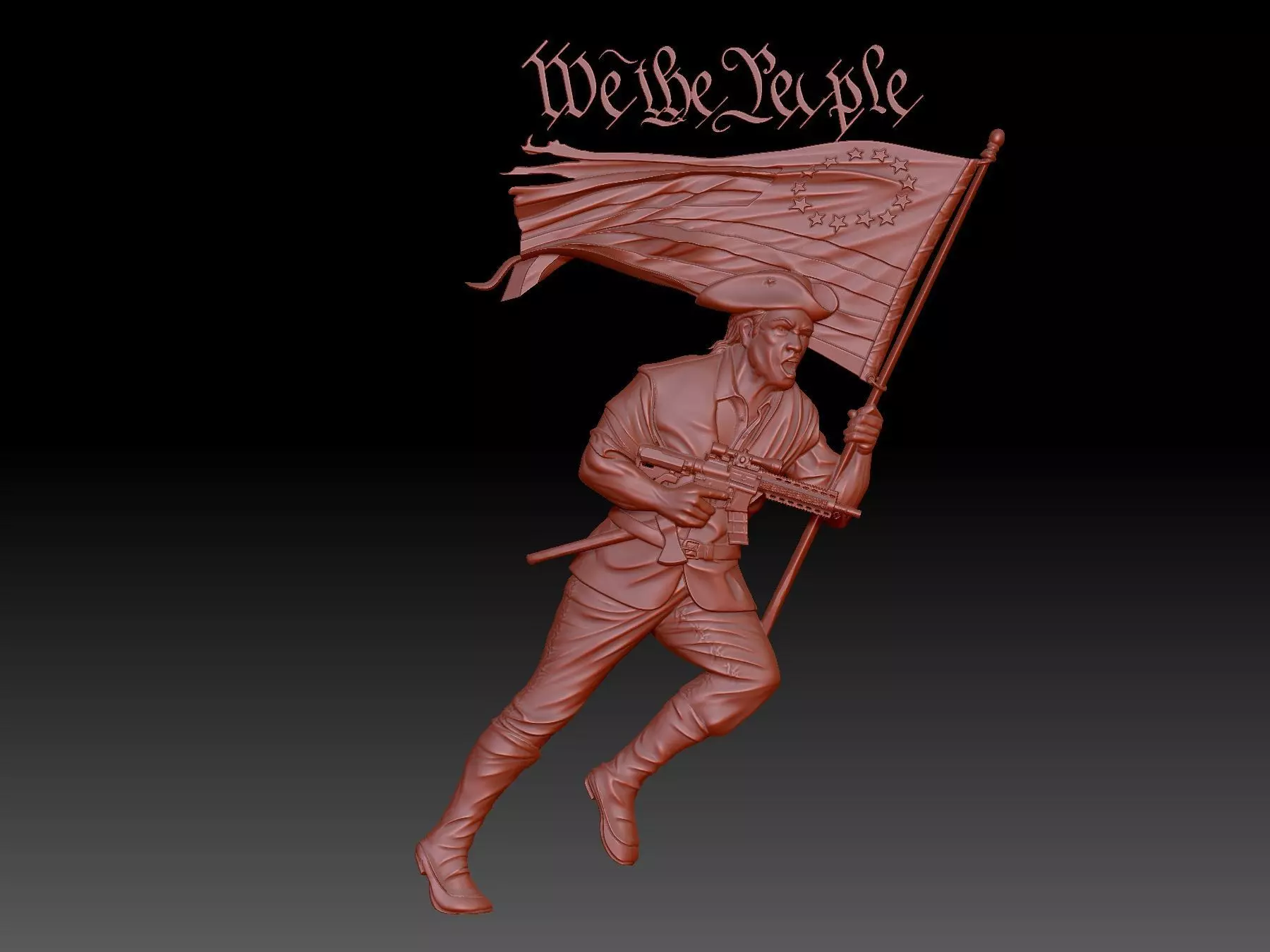 Wild west 3D print model_0