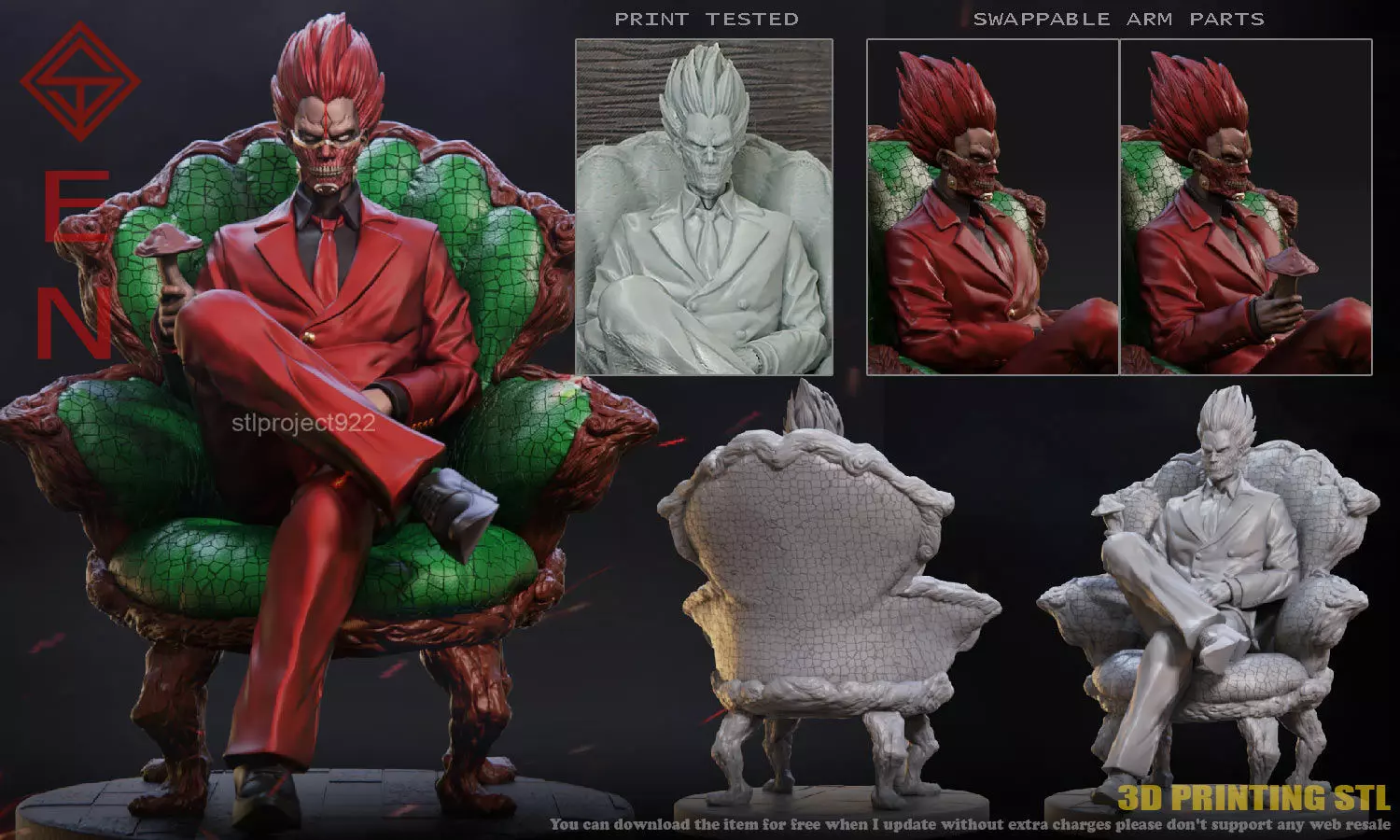 En Dorohedoro 3D print model_0