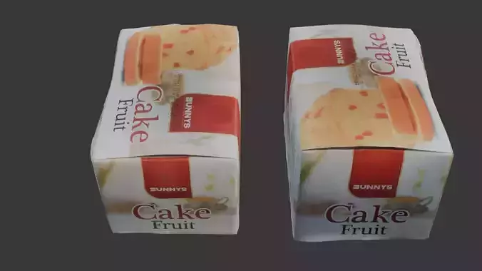 Packaged Fruit Cake Scan