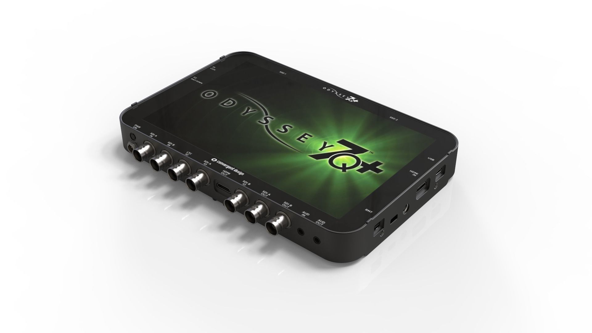 Convergent Design Odyssey 7Q Monitor plus SSD 3D model_5