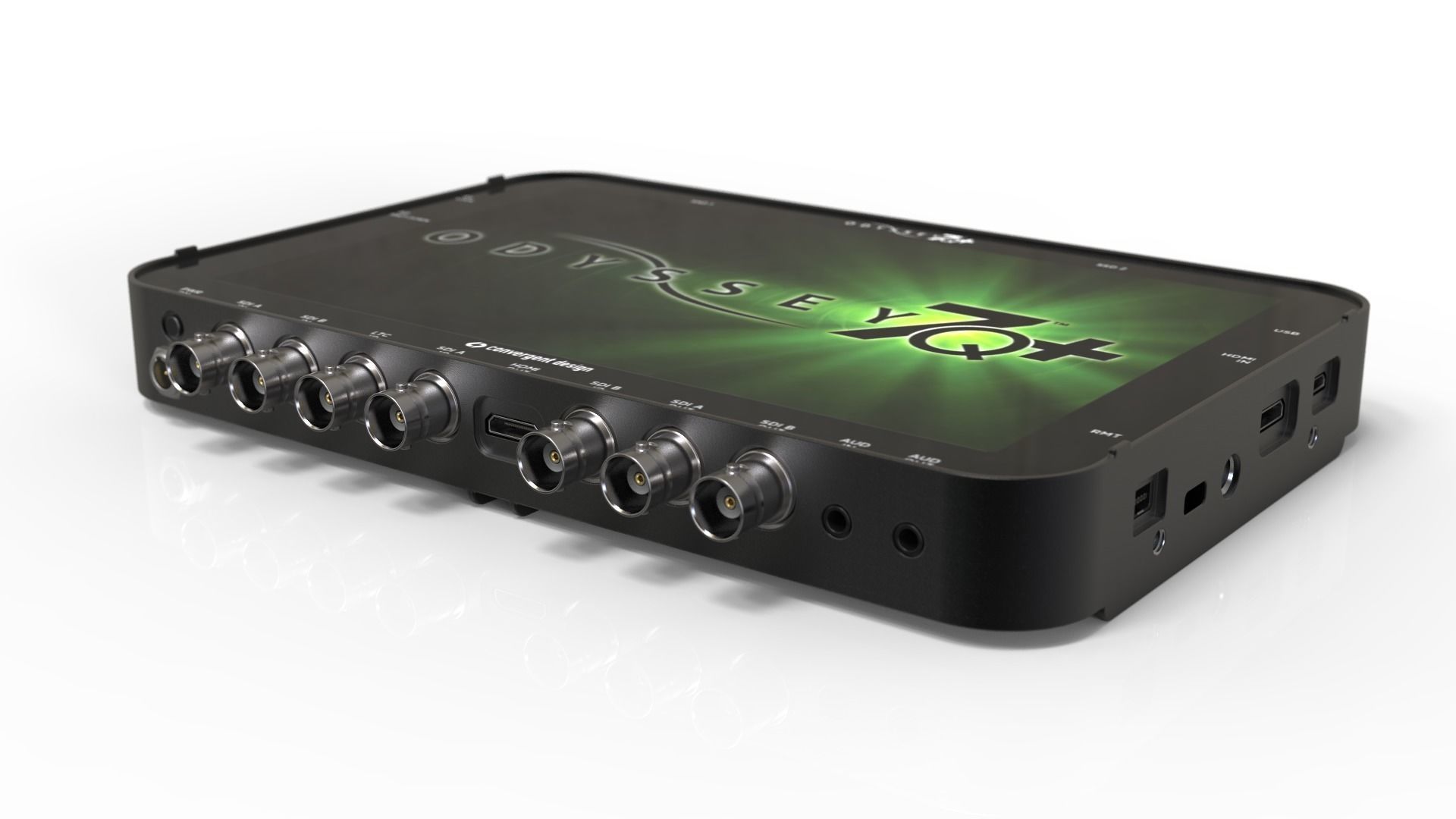 Convergent Design Odyssey 7Q Monitor plus SSD 3D model_2