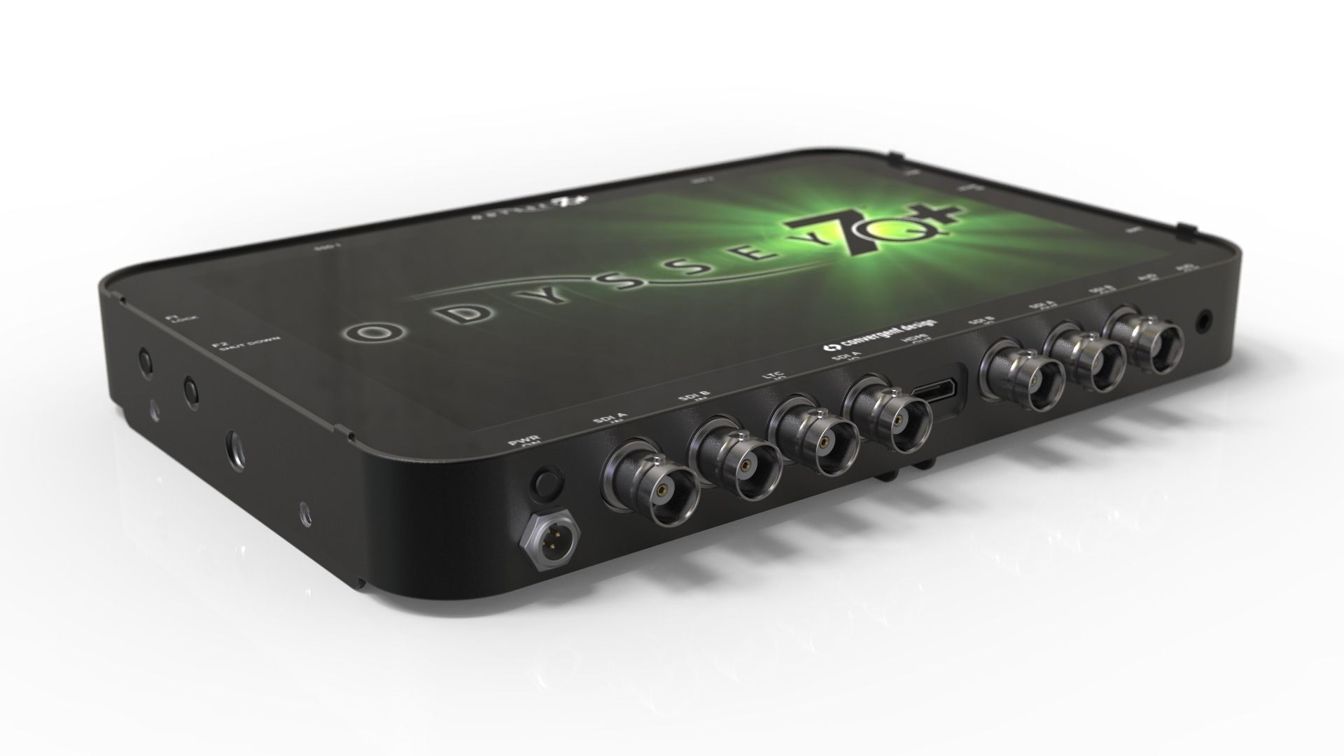 Convergent Design Odyssey 7Q Monitor plus SSD 3D model_3