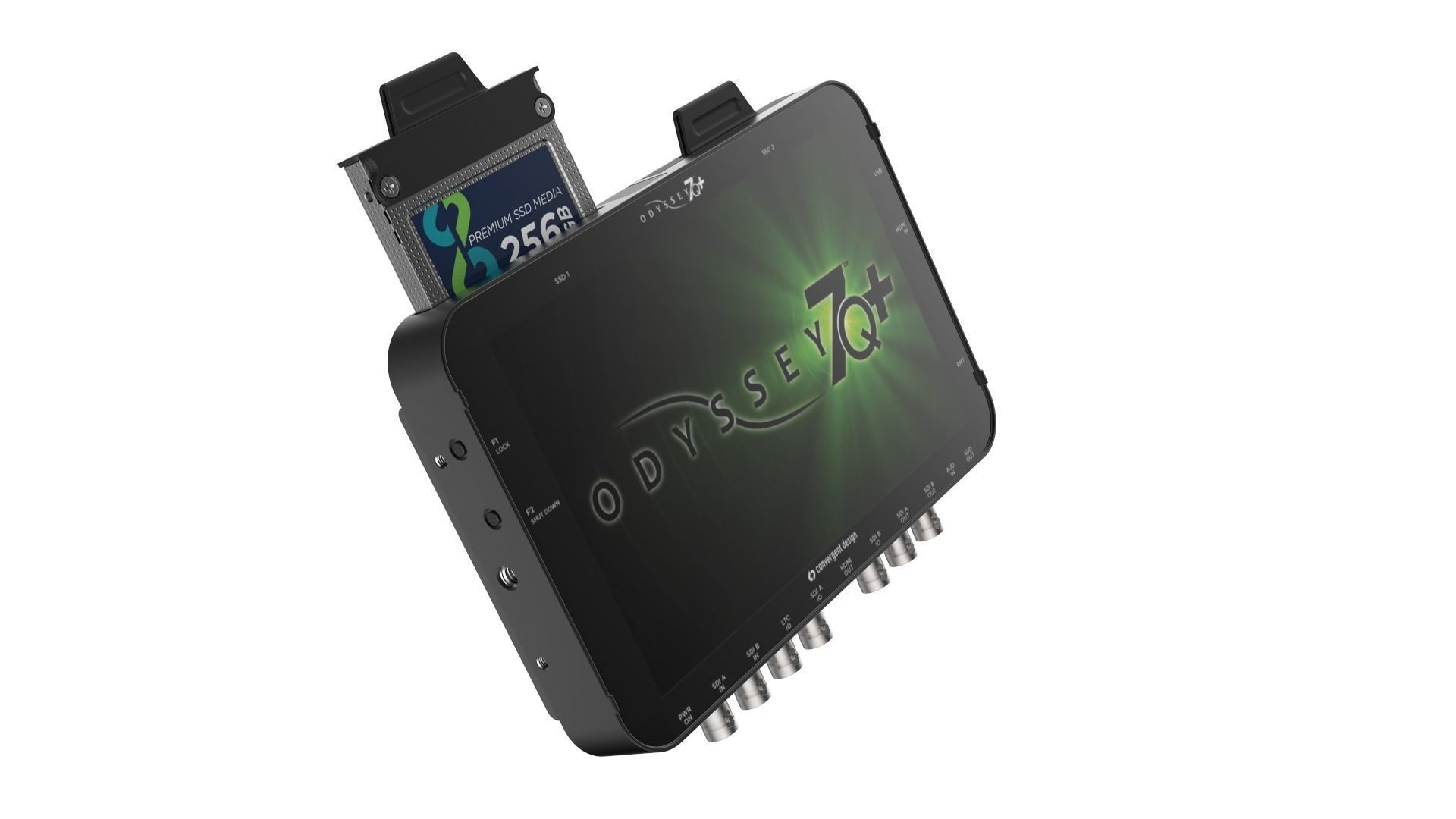 Convergent Design Odyssey 7Q Monitor plus SSD 3D model_11