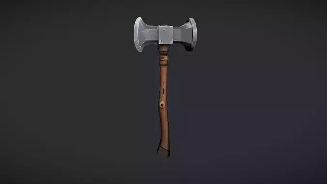 Double-headed battle axe 2