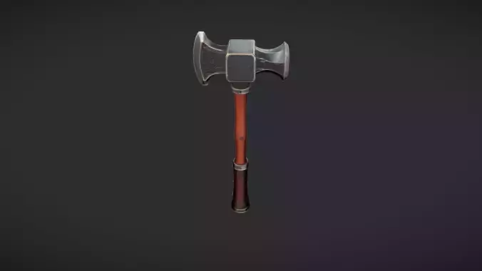 Medieval-style battle axe