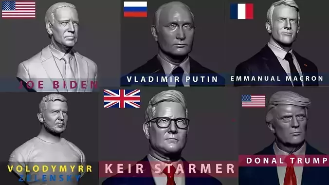 World Leader Collection 3d print