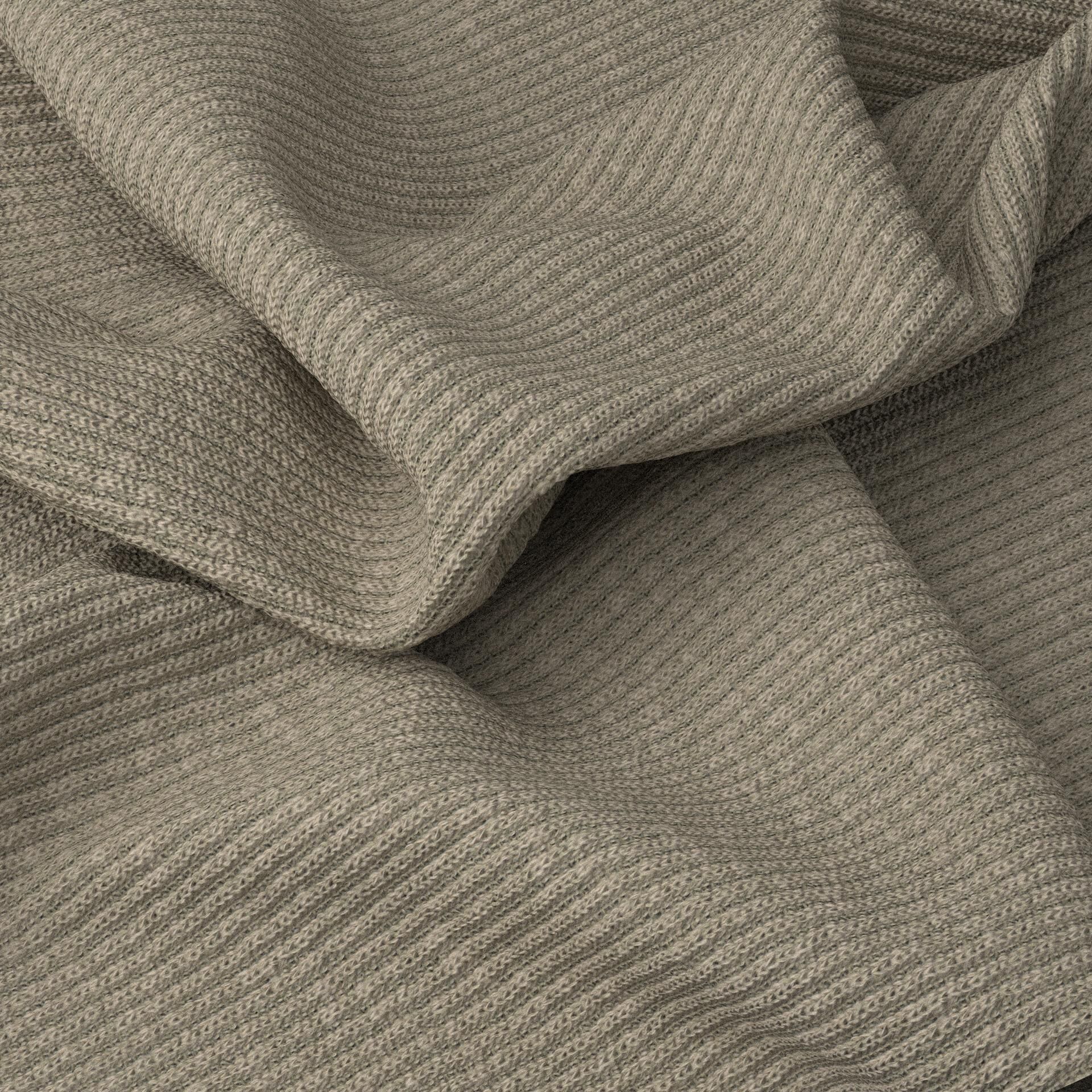 Turtleneck Sweater and Midi Skirt Set 3D model_26