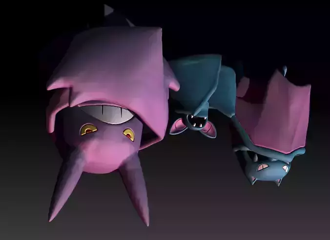 Pokemon Zubat Golbat Crobat