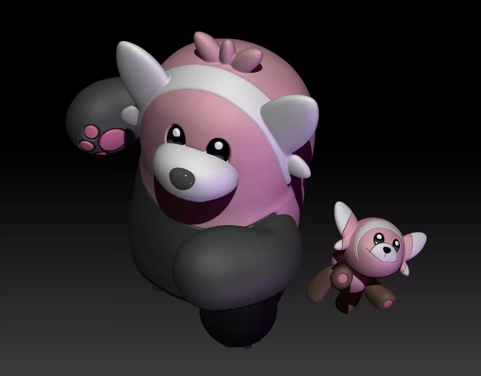 Pokemon Stufful Bewear 3D print model_0