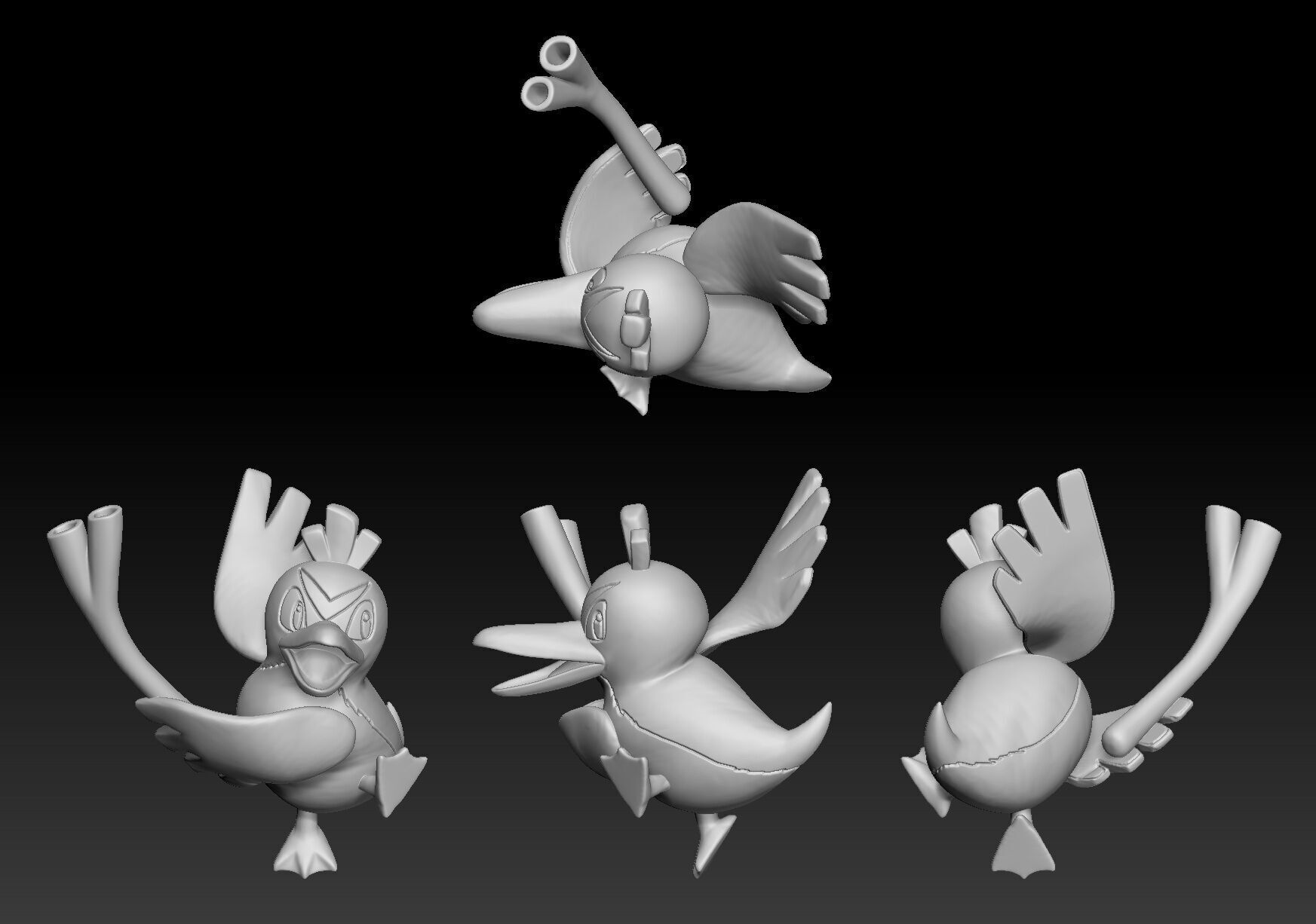 Pokemon Farfetchd 3D print model_1