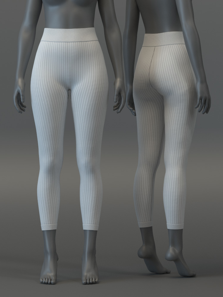 Thermal Top and Legging Set 3D model_6