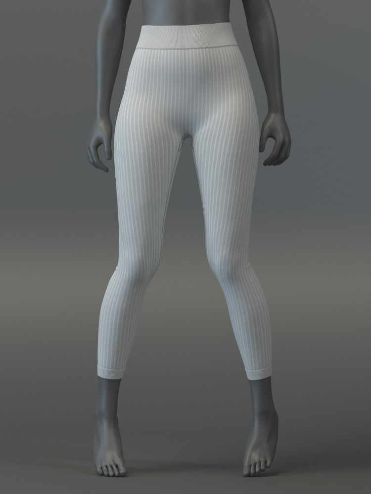 Thermal Top and Legging Set 3D model_13