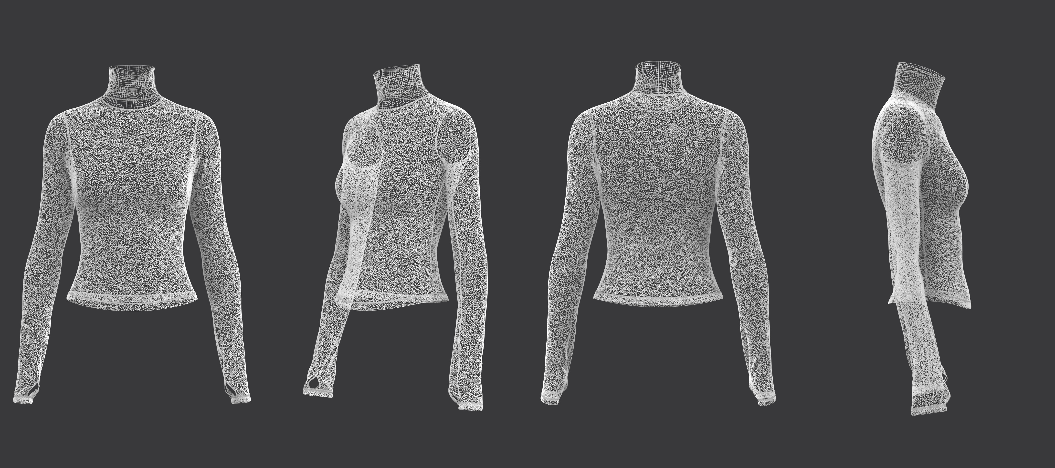 Thermal Top and Legging Set 3D model_27