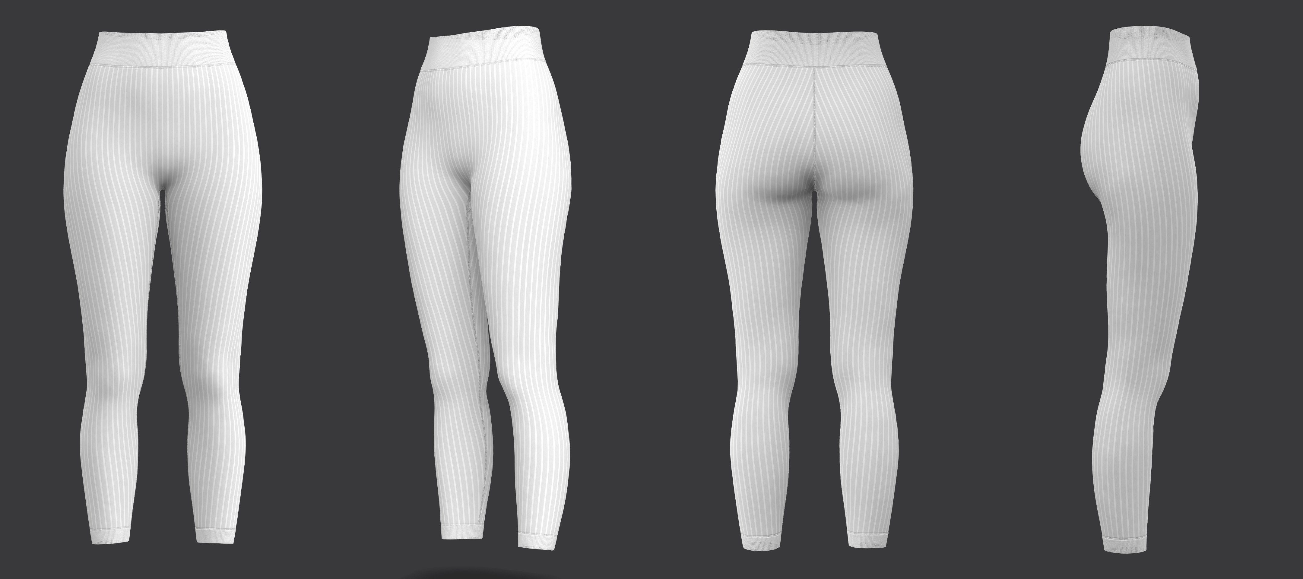 Thermal Top and Legging Set 3D model_28