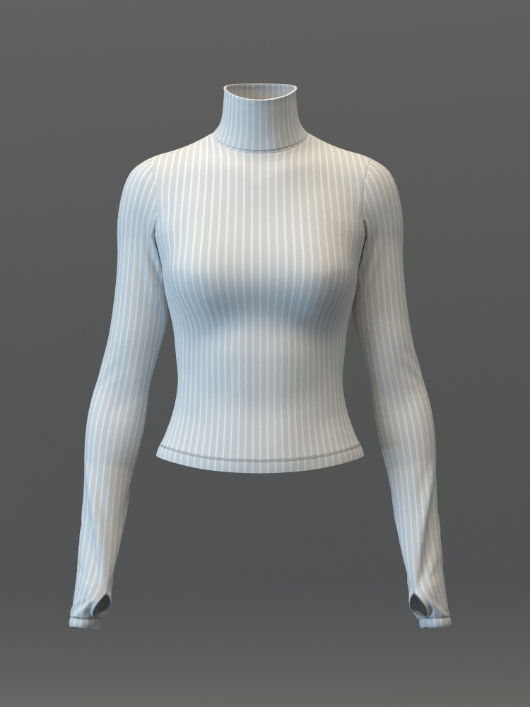 Thermal Top and Legging Set 3D model_20