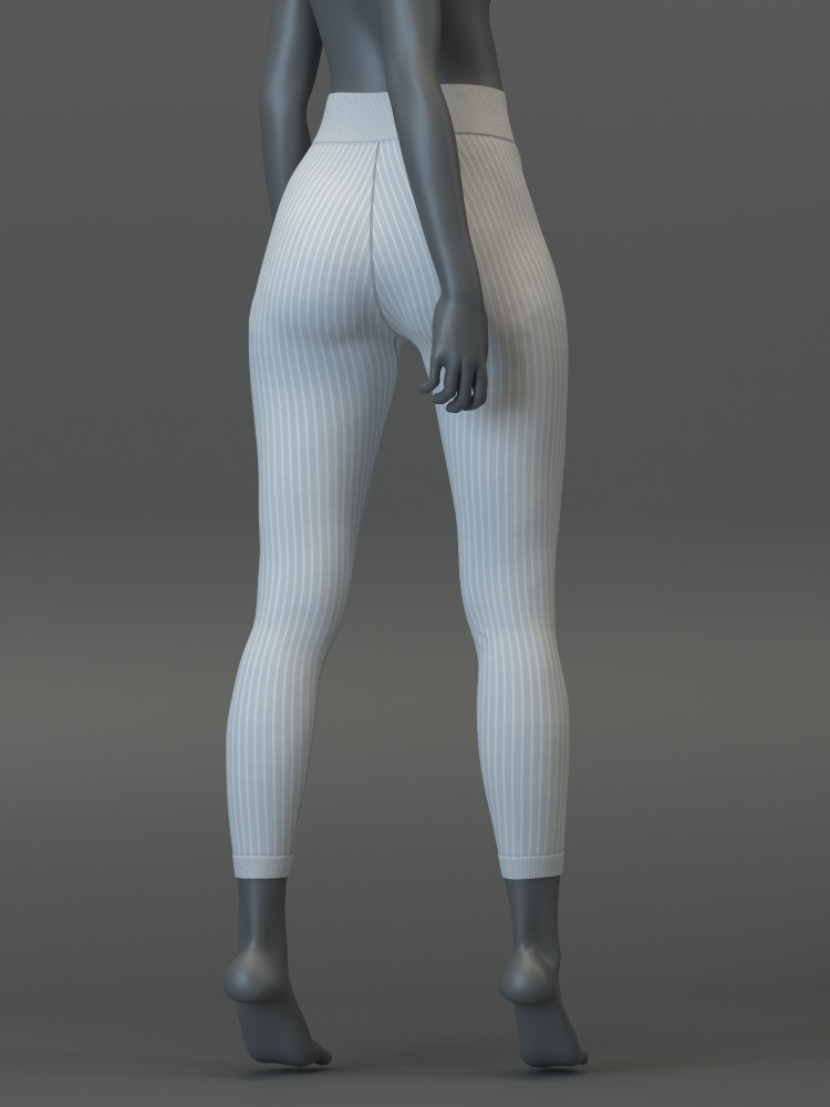 Thermal Top and Legging Set 3D model_15