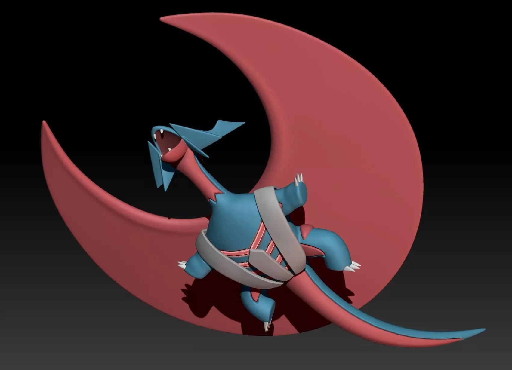 Pokemon Salamence Mega Evolution 3D print model_0