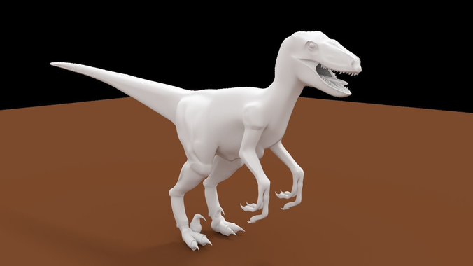 Velociraptor 3D model dinosaur Free 3D model