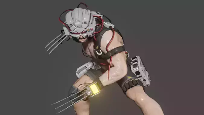 Weapon X 3d Model