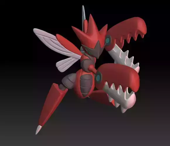 Pokemon Scizor Mega Evolution 3D print model