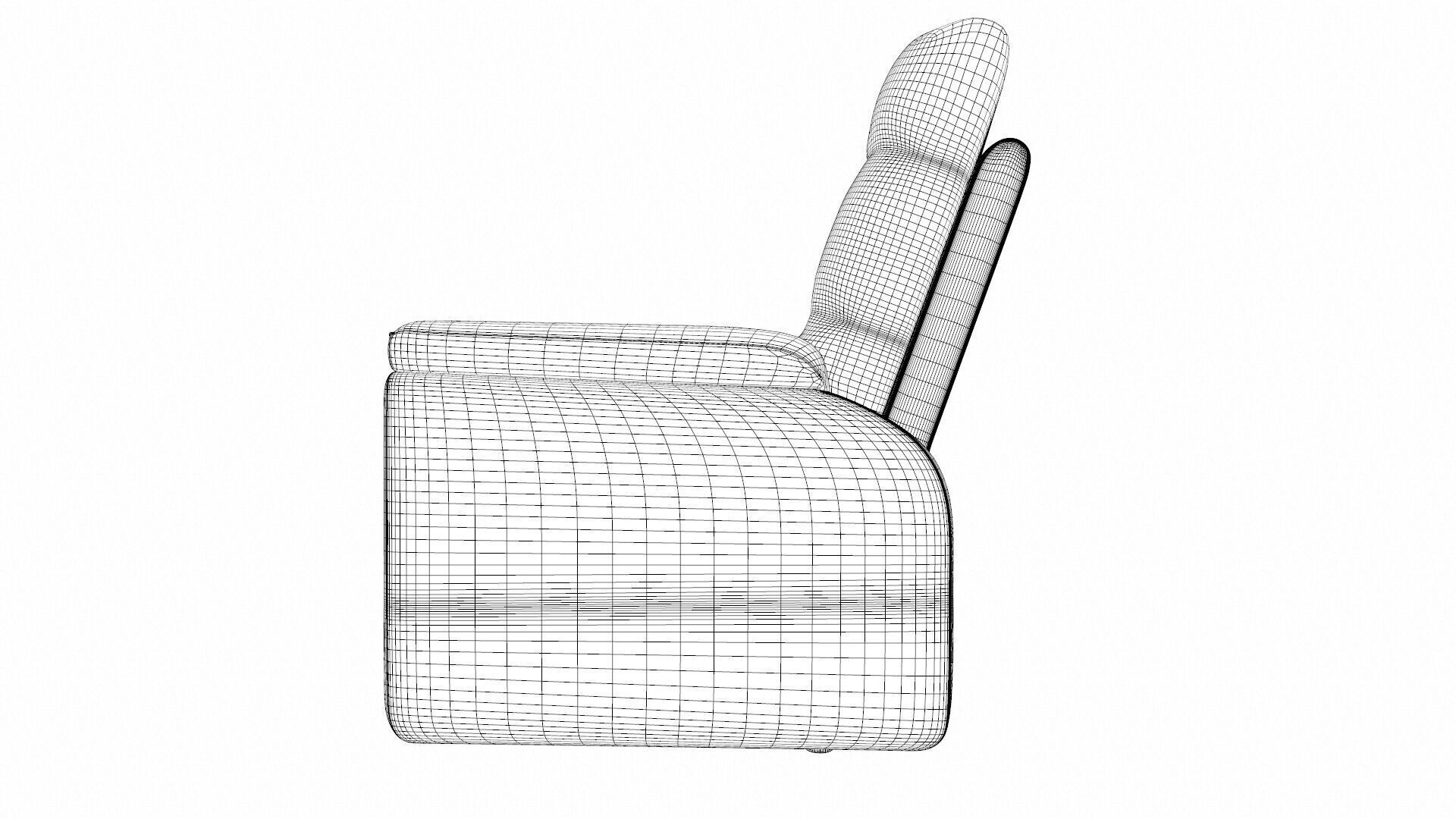 Recliner Chair 3D model_14