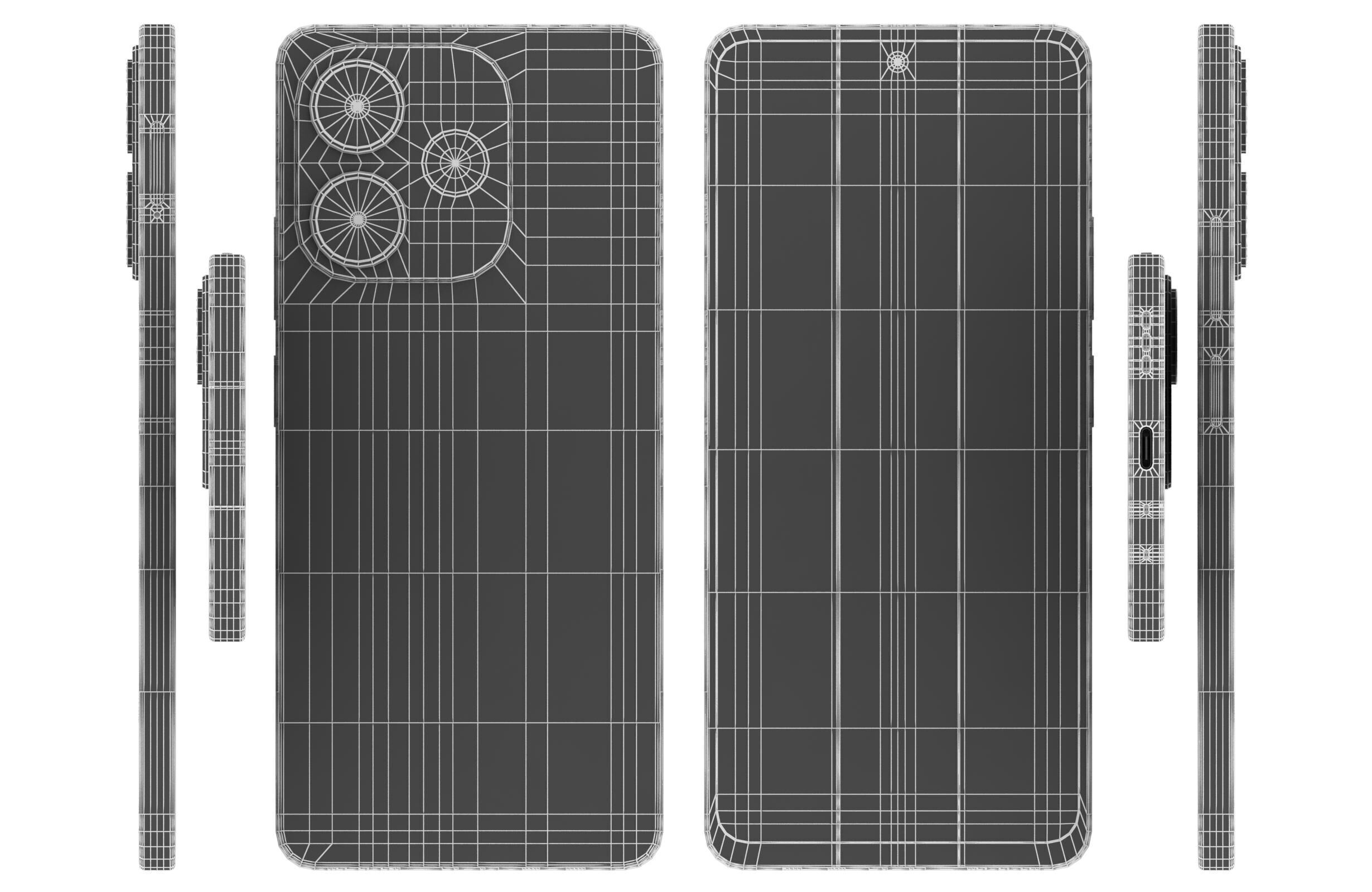 OPPO A5 Vitality Edition Agate Pink 3D model_16