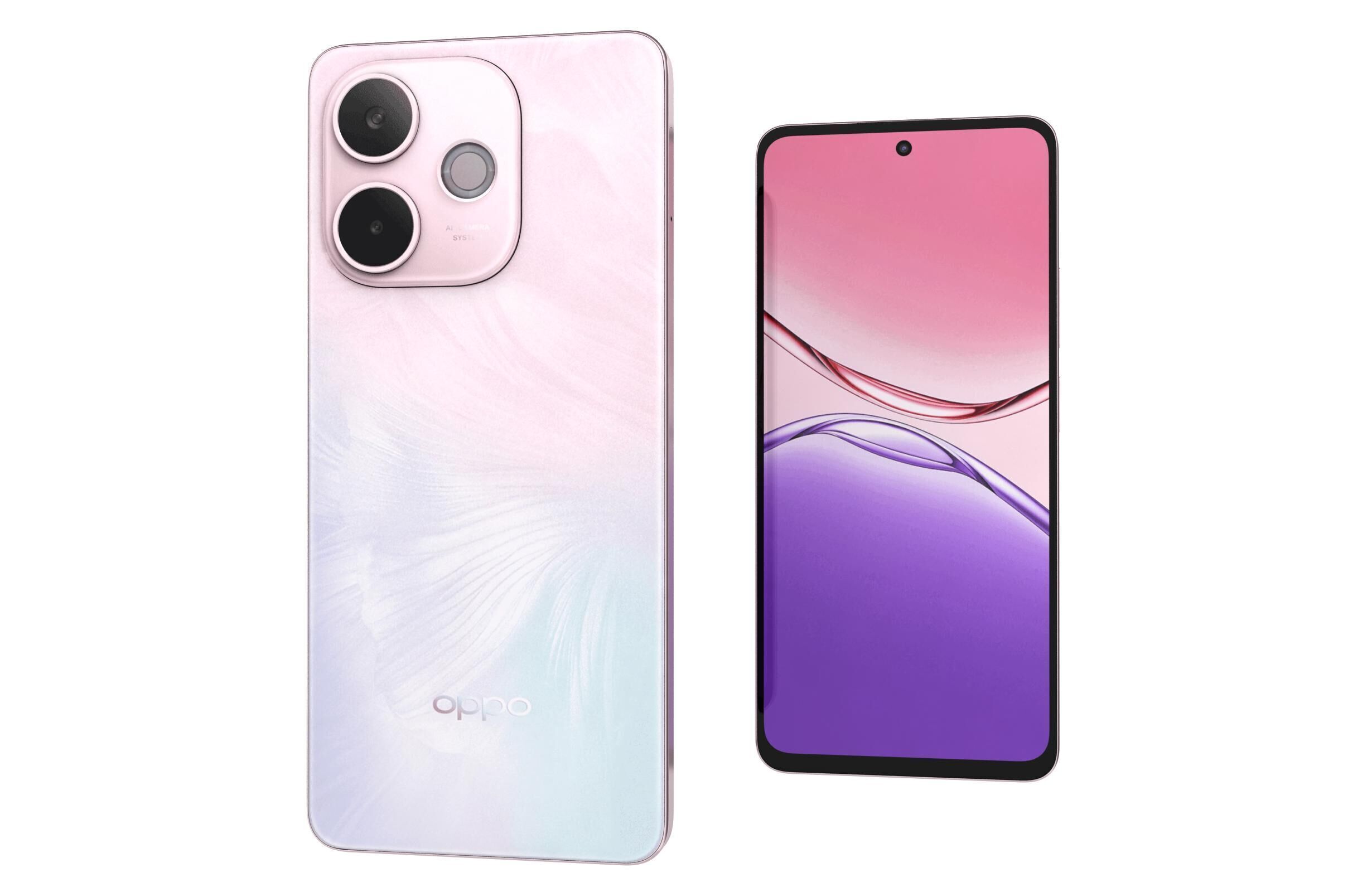 OPPO A5 Vitality Edition Agate Pink 3D model_7