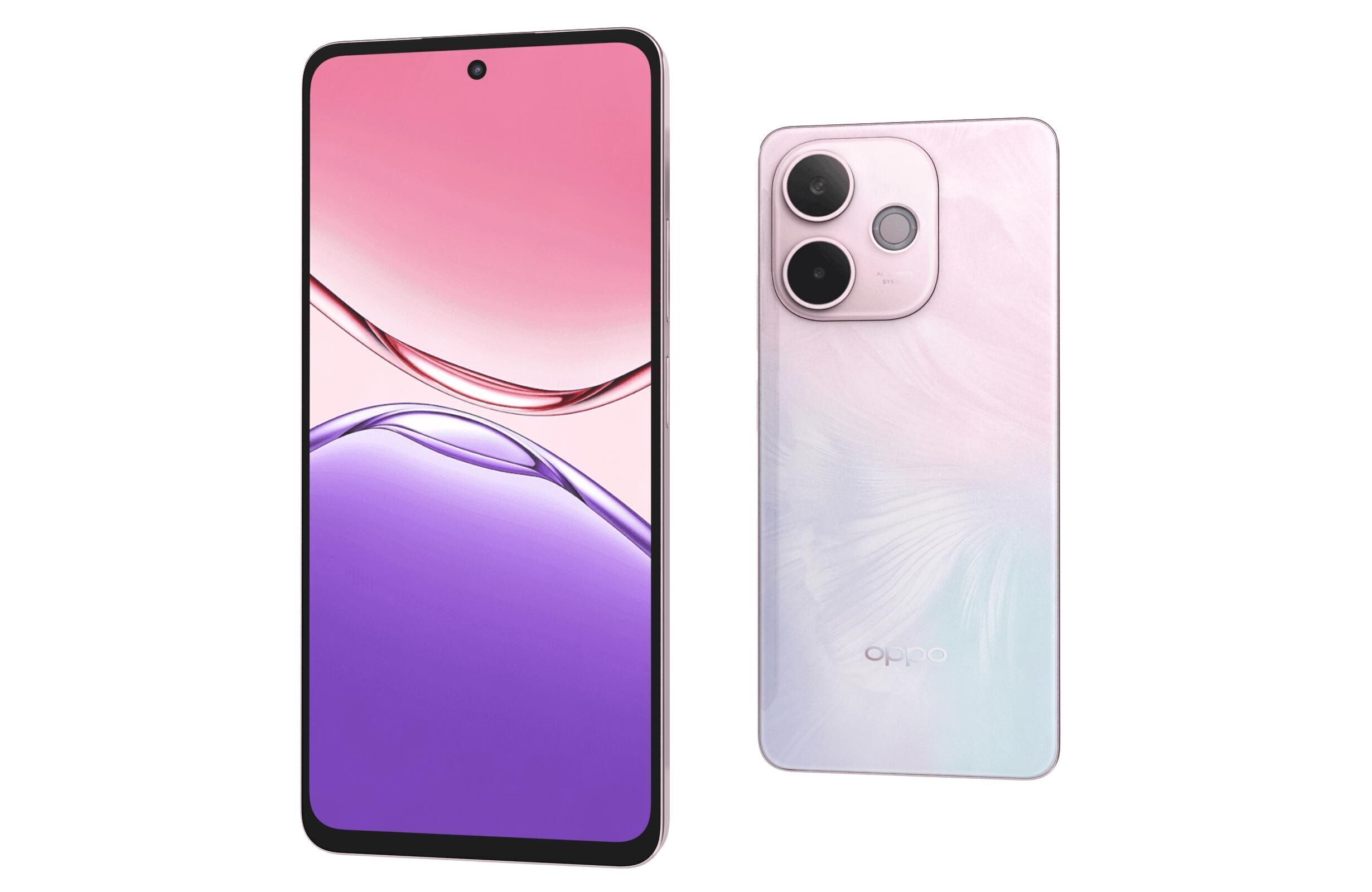 OPPO A5 Vitality Edition Agate Pink 3D model_6