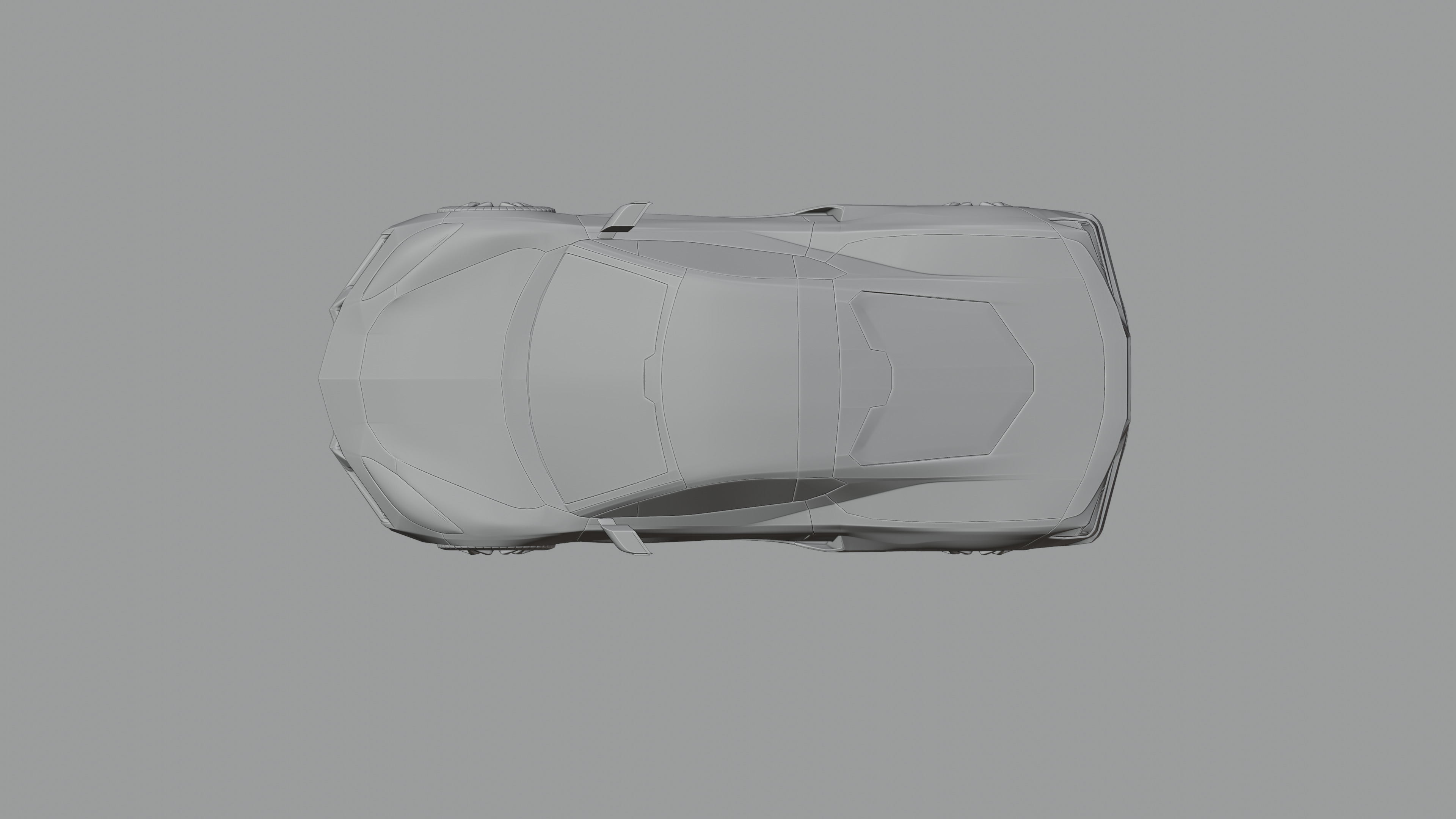 2025 corvette  Low-poly 3D model_6