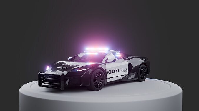 2025 corvette  Low-poly 3D model