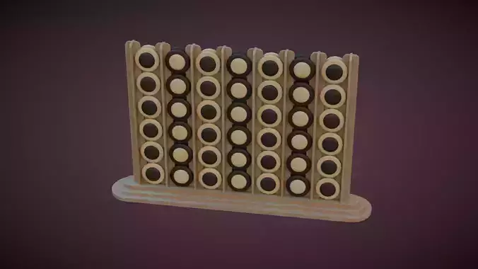 Connect four board game