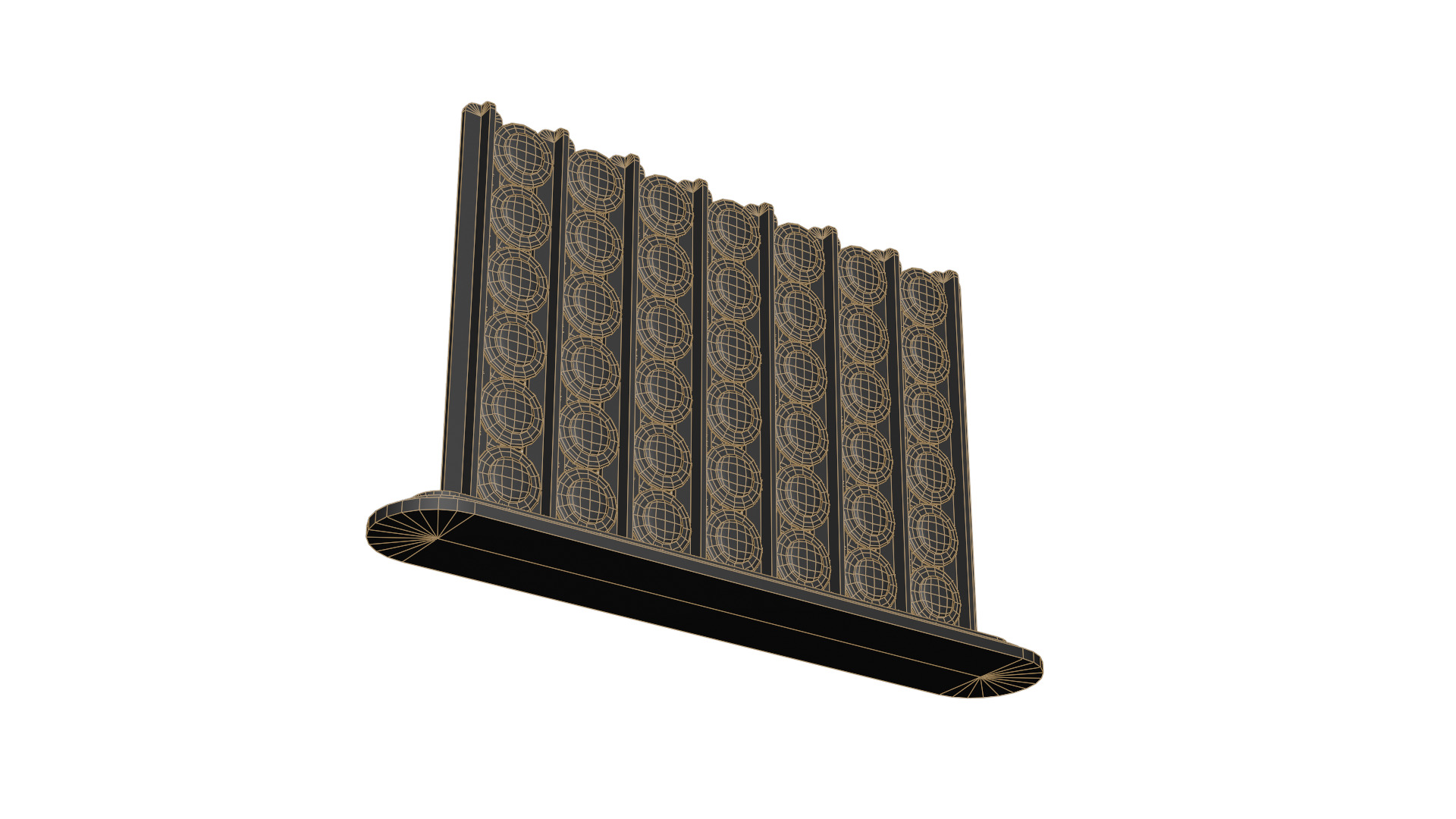 Connect four board game 3D model_17