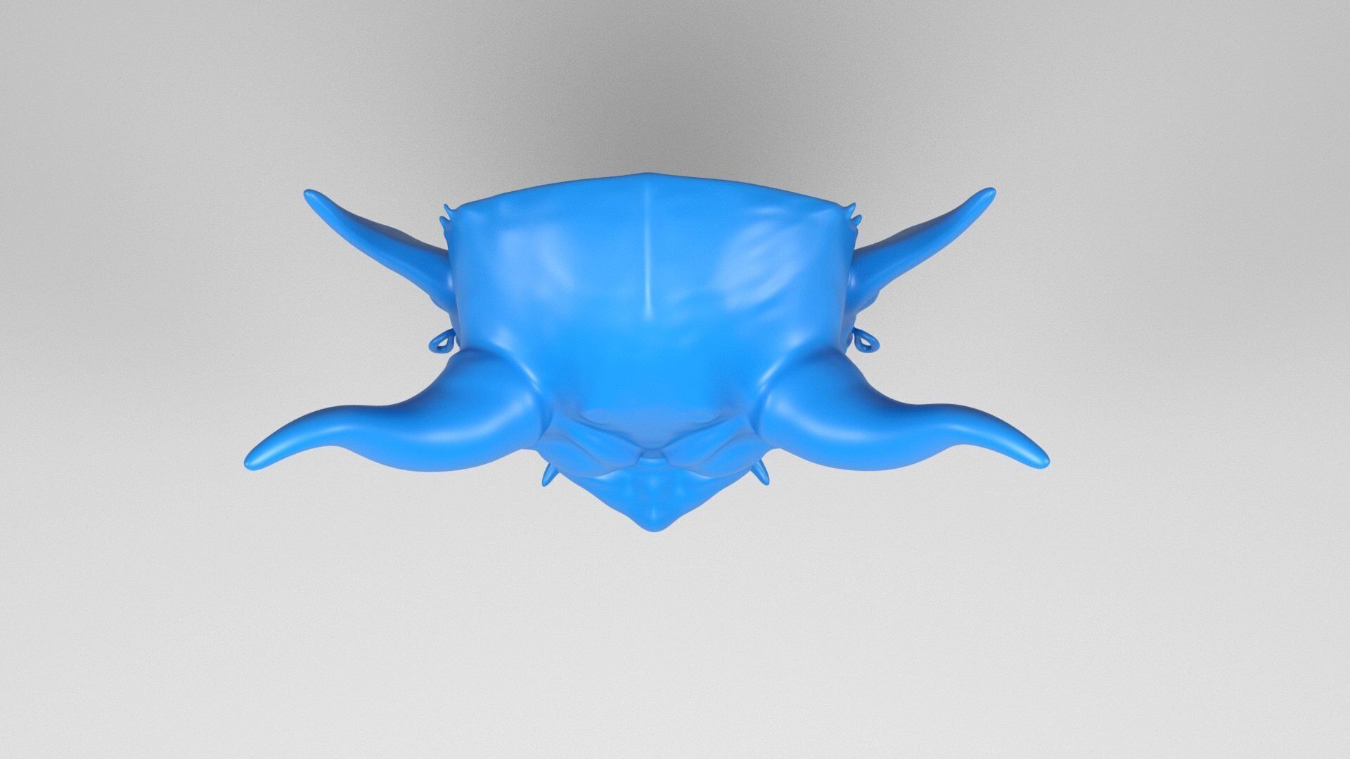 Demon Mask 3D print model_5