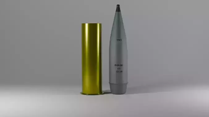152mm OF-540 shell 3D model