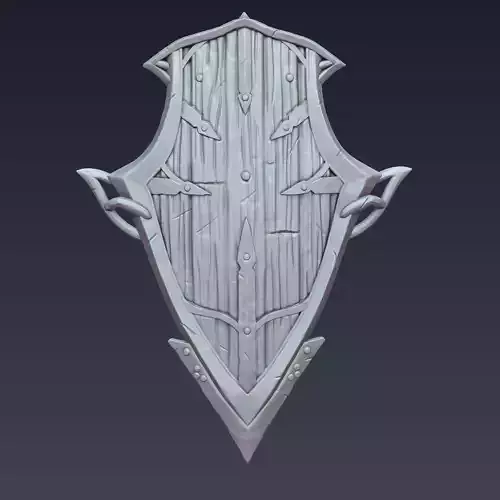 Iron-Banded Shield - Baldurs Gate 3  3D print model