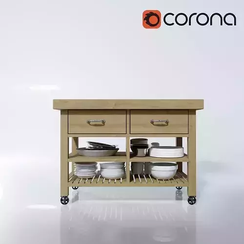 Kitchen island - furniture 3D model
