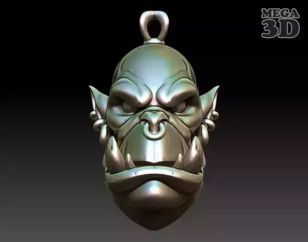 Orc Pendant 06-250327