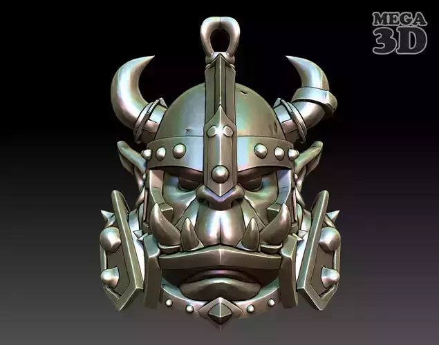 Orc Pendant 05-250327