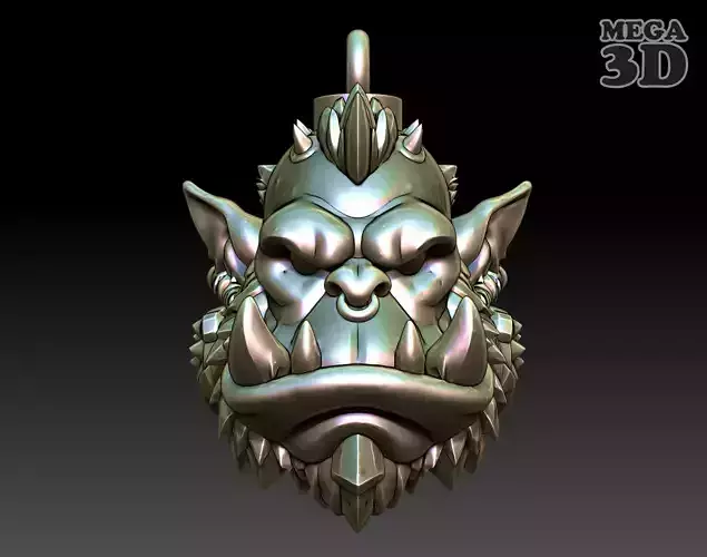 Orc Pendant 03-250327