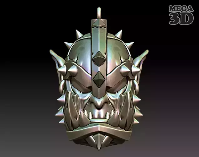 Orc Pendant 01-250327