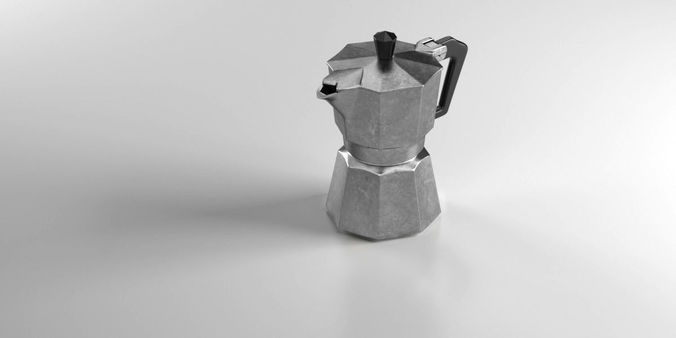 Italian Moka coffee pot 3D model
