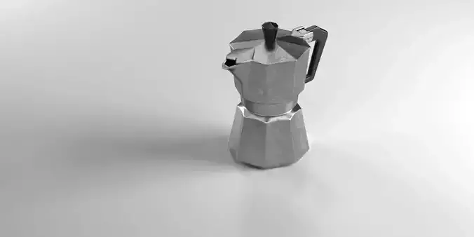 Italian Moka coffee pot 3D model