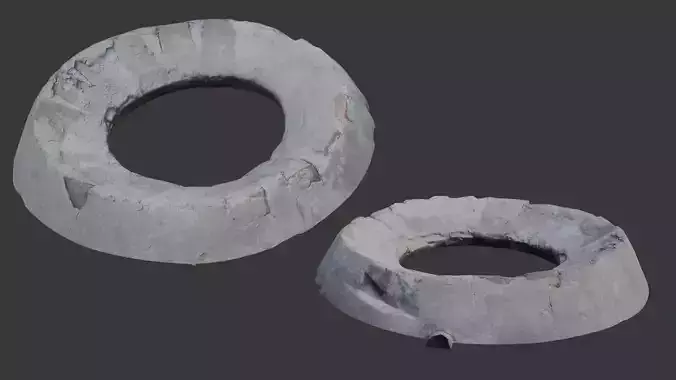 Concrete Circular Base Scan