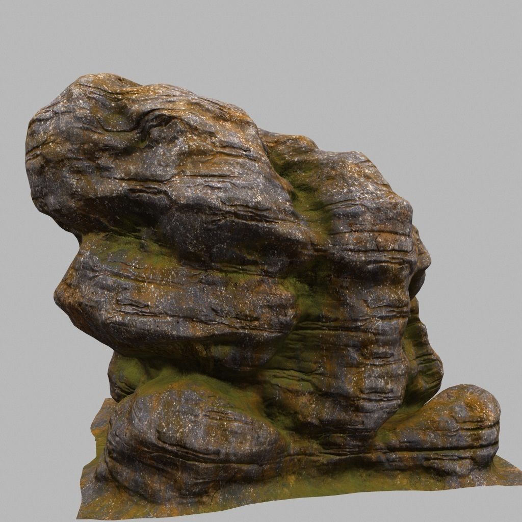 Rock 3D model_3