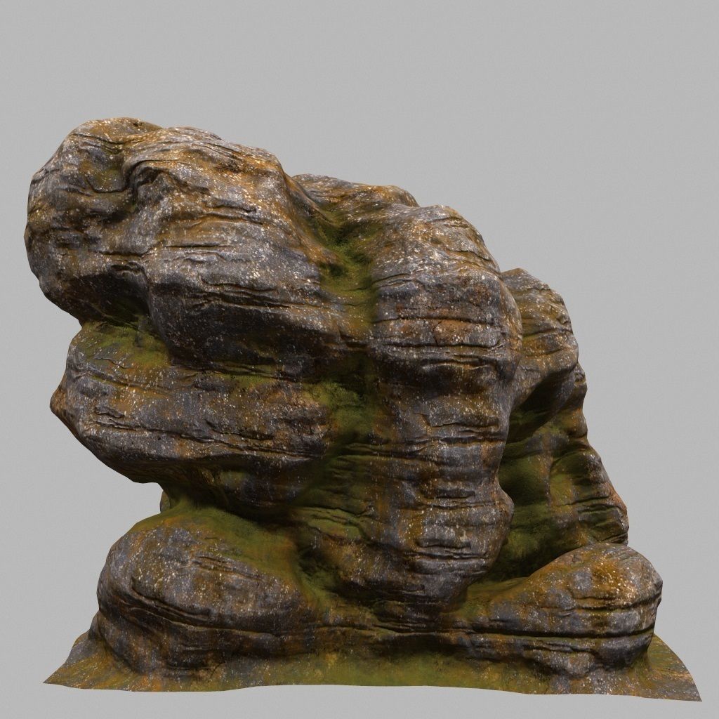 Rock 3D model_4