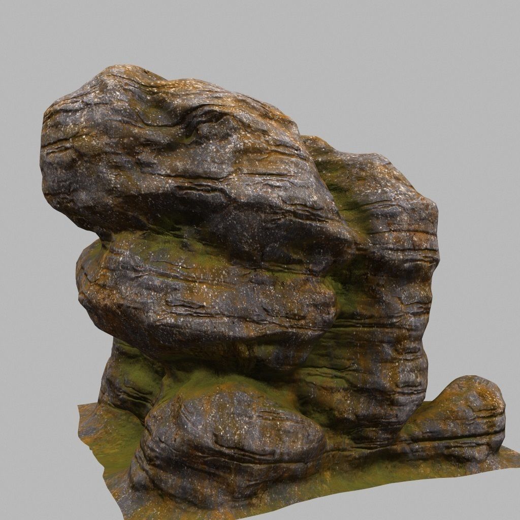 Rock 3D model_5