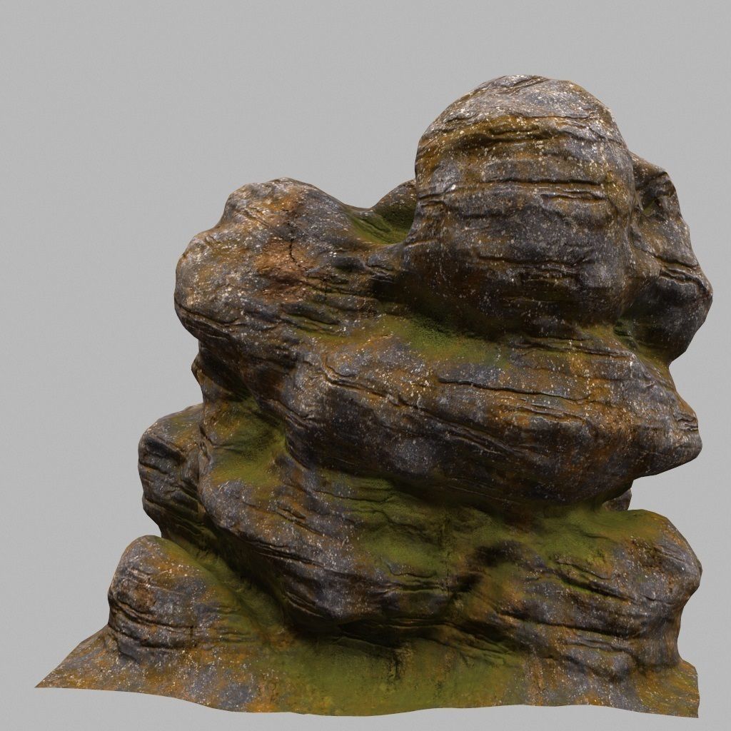 Rock 3D model_1
